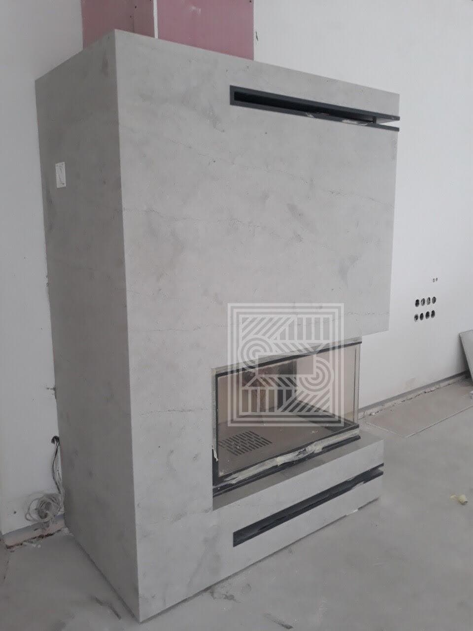 Камін з мармуру Thala Grey Royal (leather) 20 mm fireplace-marble - unnamed file 1