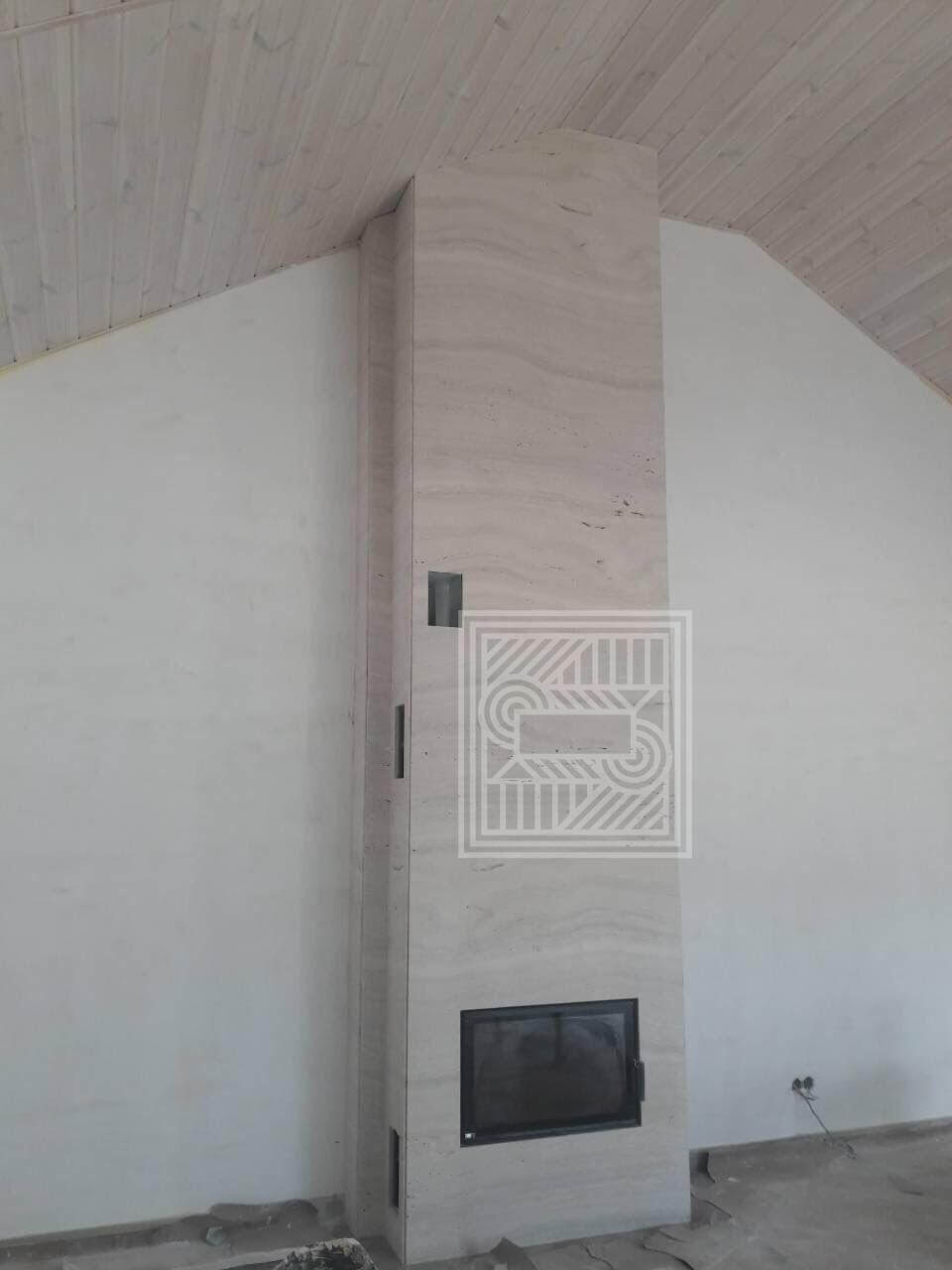 Камін з італійського травертину fireplace-travertine - 7