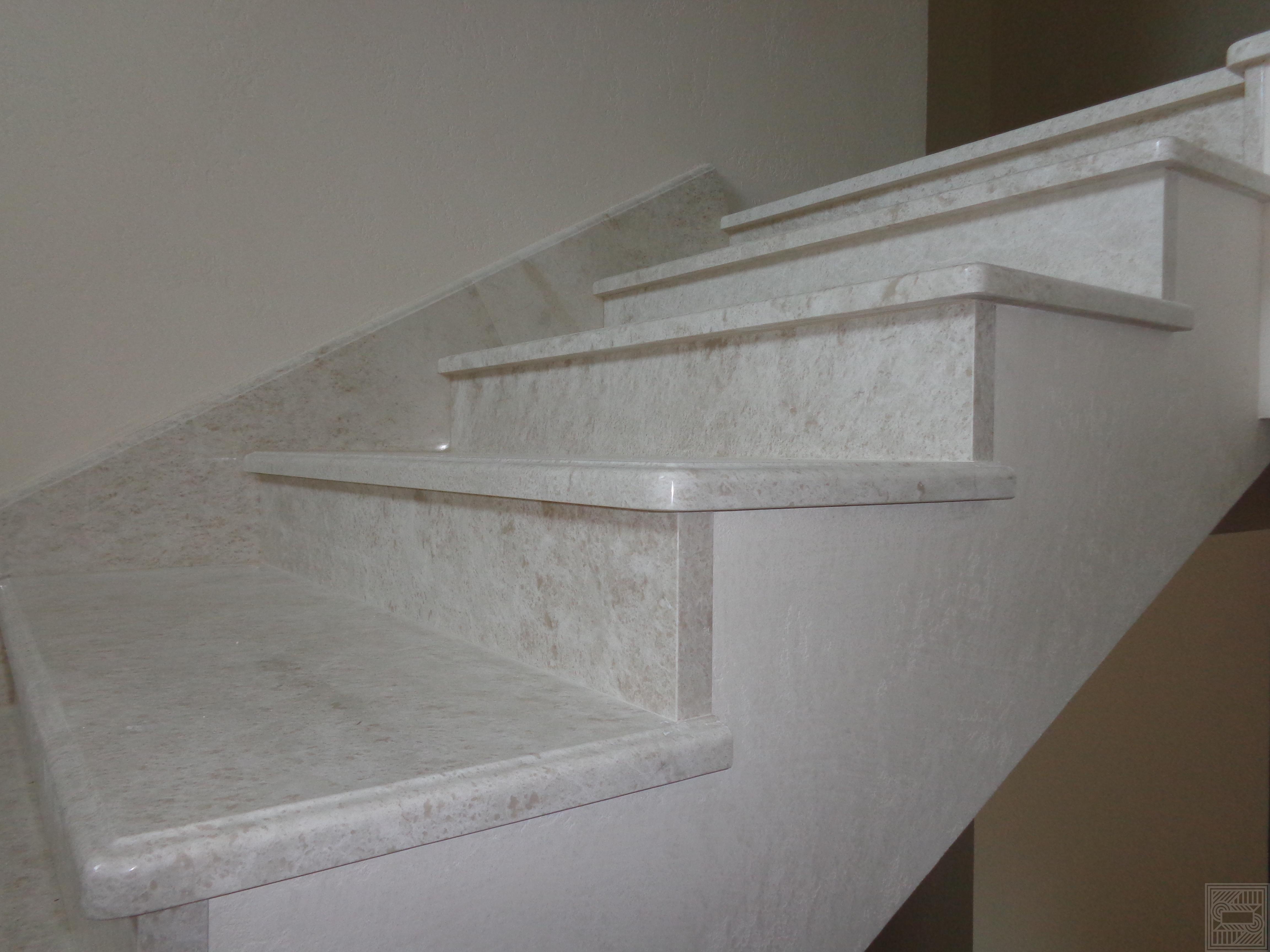 Сходи з мармуру Botticino Fiorito stair-marble - Lestnitsa iz mramora Botticino Fiorito 20 30 mm