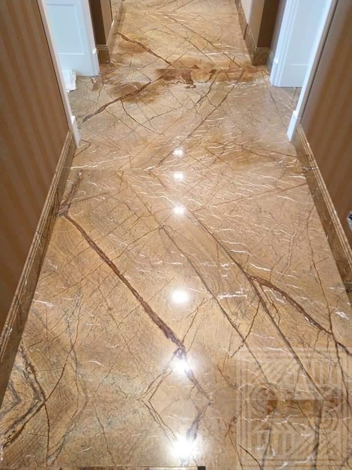 Підлога з мармуру Bidasar Brown floor-marble - Pol iz mramora Bidasar Brown